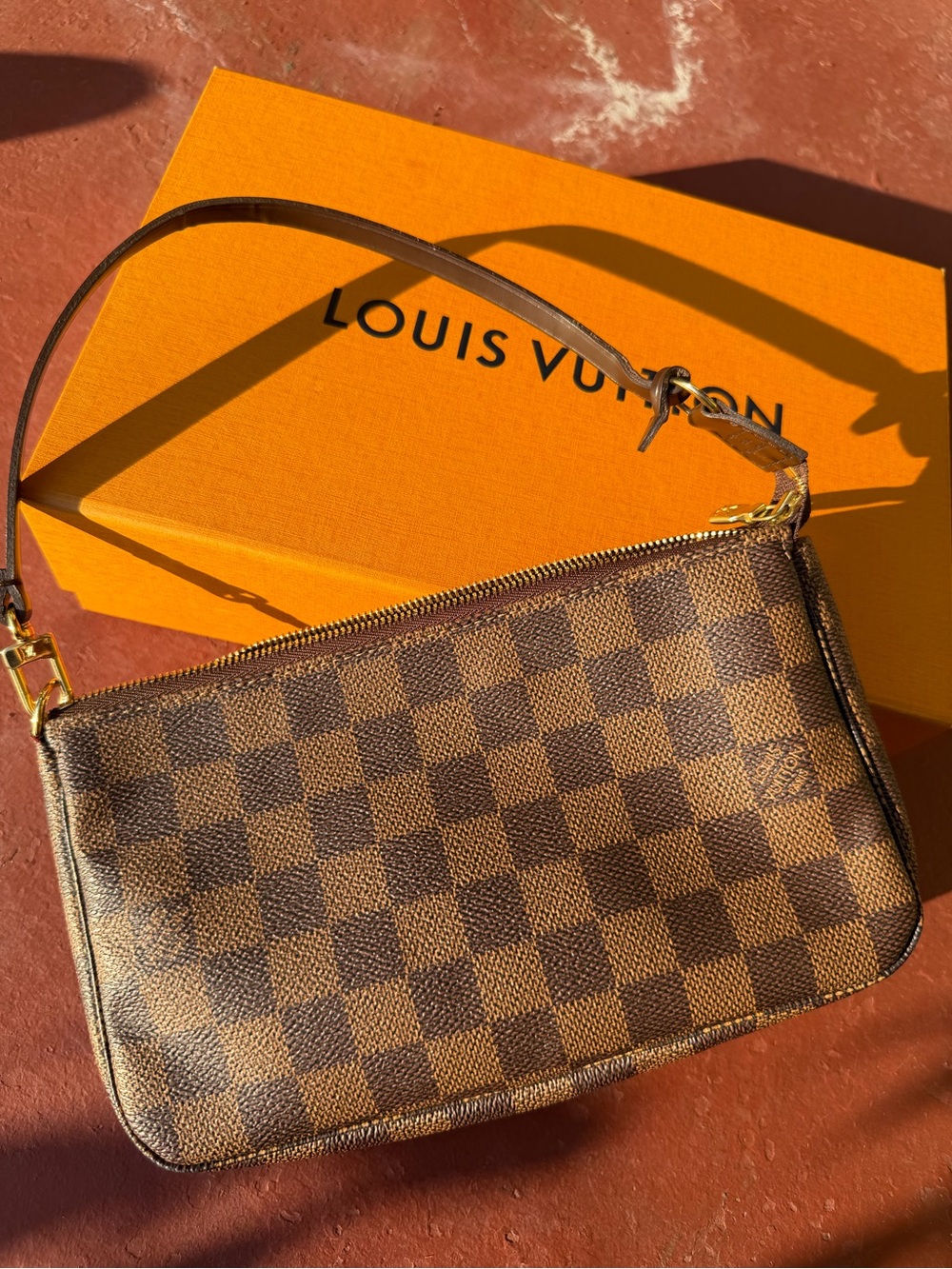 Louis Vuitton Brown Damier Canvas Pochette - Picture 7 of 7